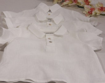Linen ceremony shirt for boys