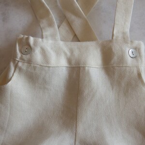 Baby boy's linen ceremony set. image 8