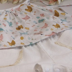 baby girl linen shorts and tie top