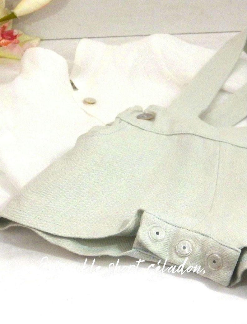 Baby boy's linen ceremony set. image 3