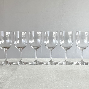 6er Set! Baccarat Kleines Glas für Weißweinaperitif oder Digestif Höhe 13 cm