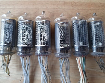 Lot of 6 In-8-2 Nixie tubes. Tested.