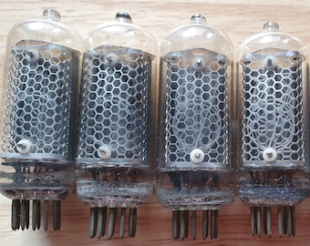 Lot of 4 x IN-8 Nixie tubes. NOS. For Nixie clock