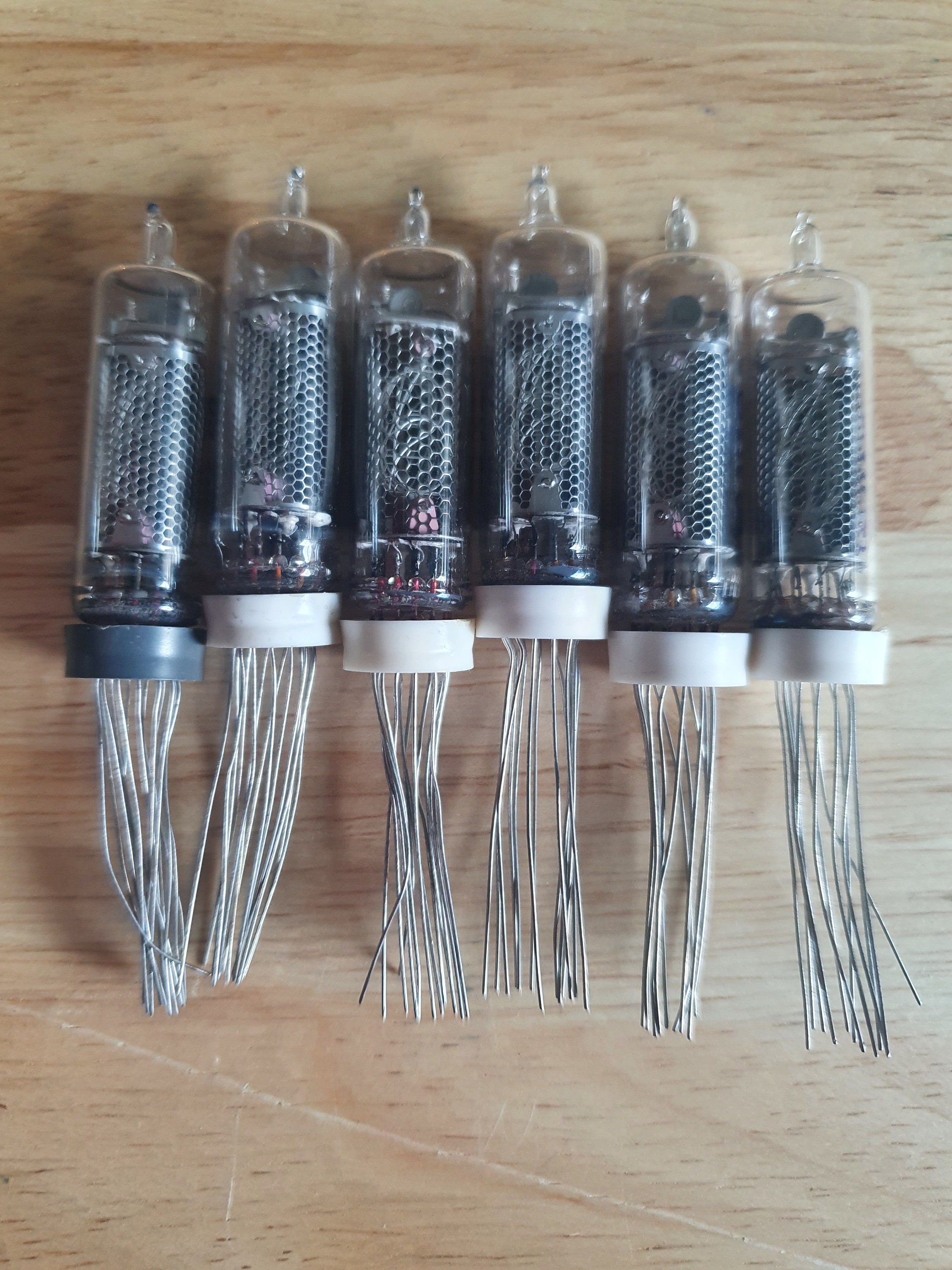 Lot of 6 IN16 Nixie Tubes. NOS. Tested. for Nixie Clock Etsy