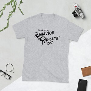 Ihr lokaler Verhaltensanalytiker Retro - ABA Verhaltensanalyse Kurzarm Unisex T-Shirt