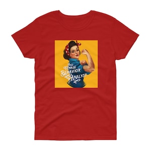 Vrouwelijke Gedrag Analist Vrouwen korte mouwen t-shirt