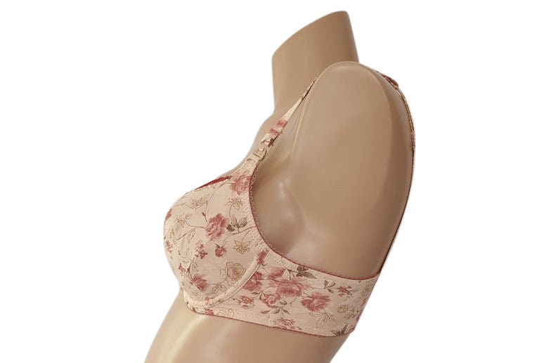 Gabriela Nursing Bra Organic Cotton Maternity Bralette, Easy to Use Friendly Breastfeeding
