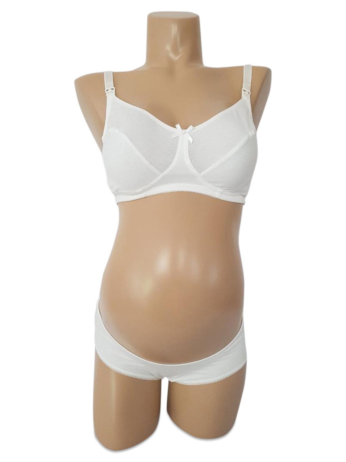 100 Organic Cotton Nursing Bra Soft and Comfortable Support, Easy to