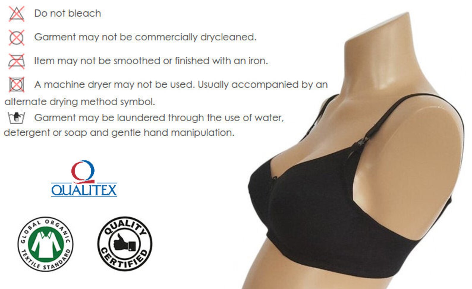 100 Organic Cotton Nursing Bra Soft and Comfortable Etsy