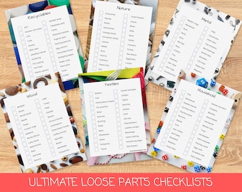 Ultimate Loose Parts Checklists | Reggio Emilia Posters | Montessori Resources | Early Years Printable Posters