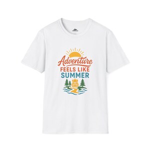 Summer Adventure T-Shirt - Casual Tee, Outdoor Apparel, Travel Gear, Gift for Adventurers, Vacation Shirt