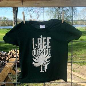 i pee outside shirt