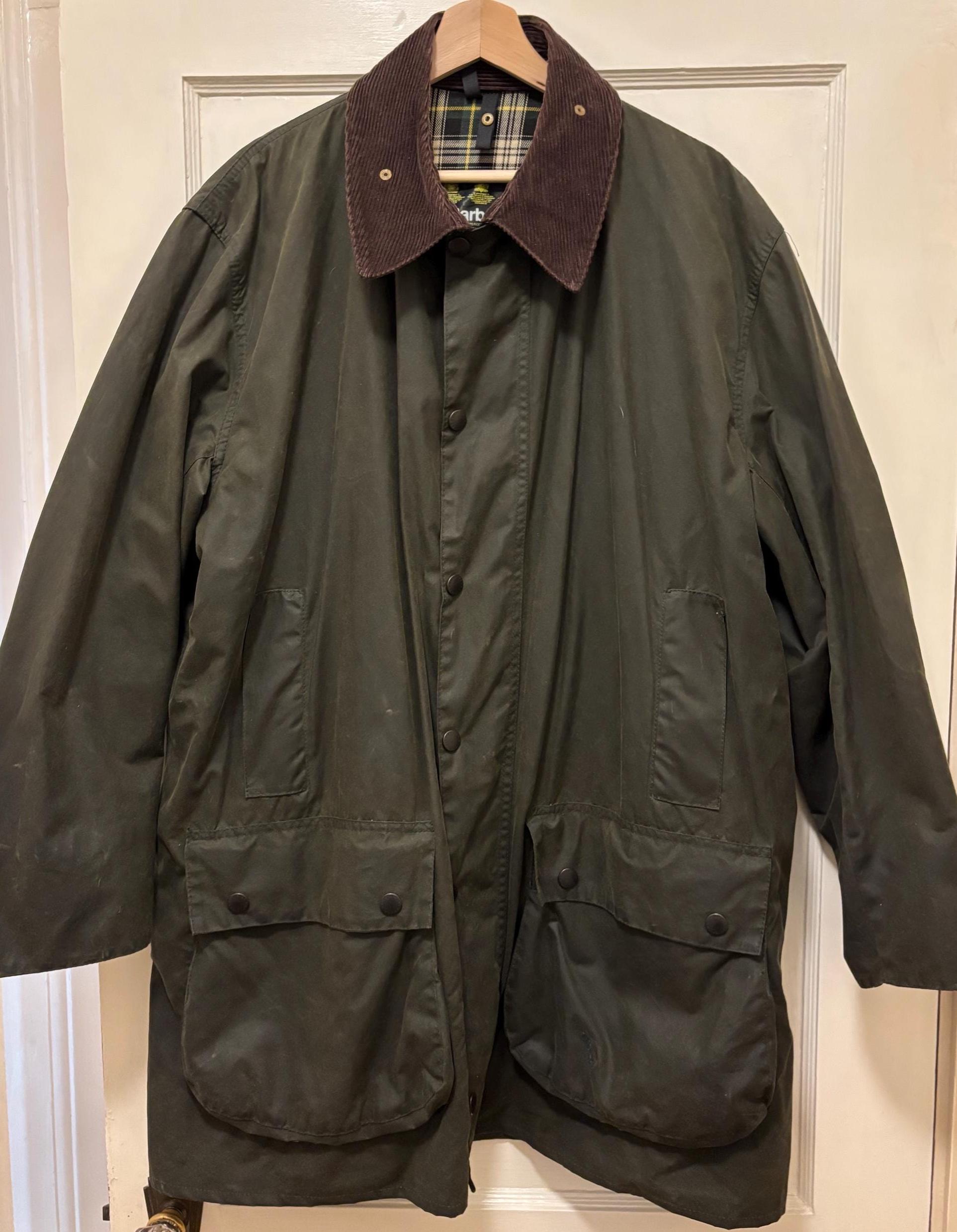 Barbour Border, British Wax Jacket, XL - Etsy