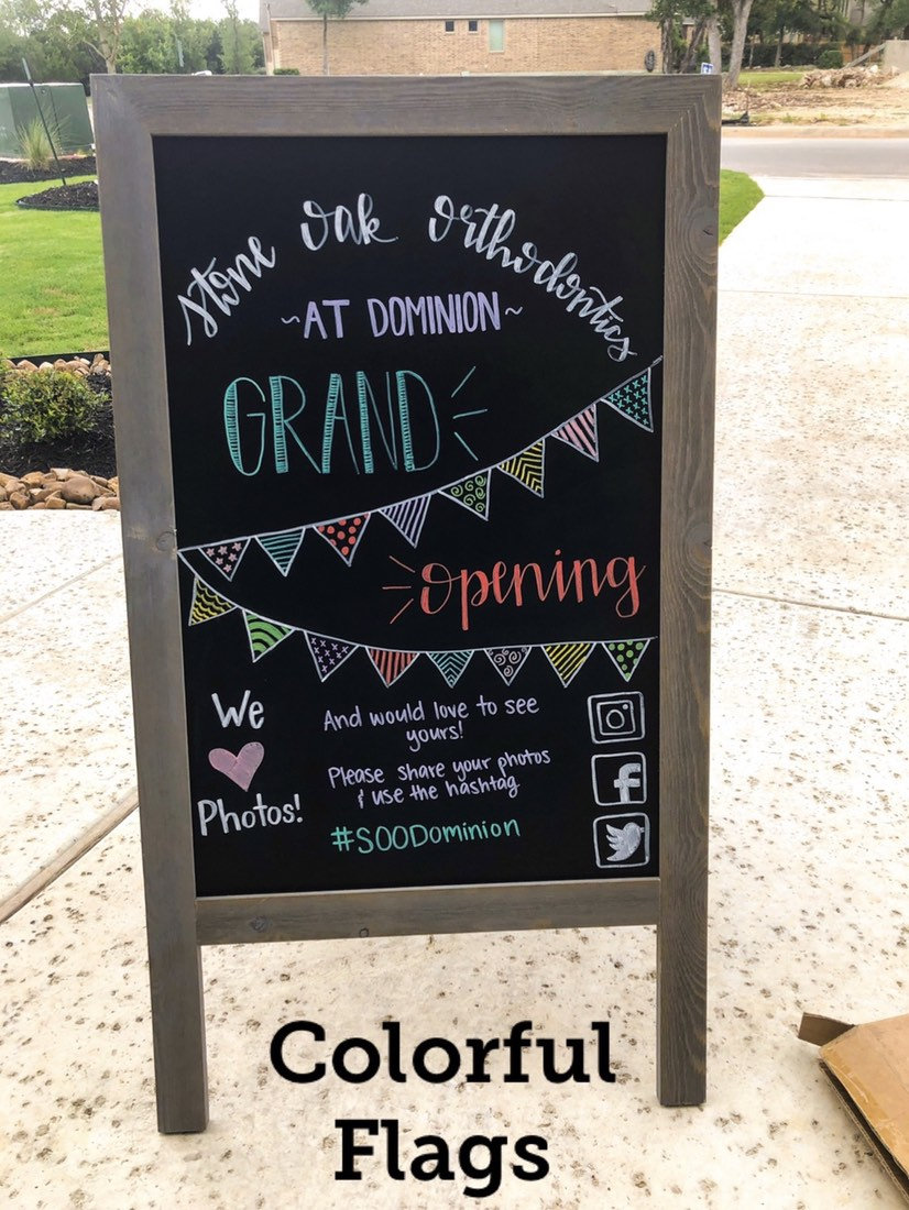 Custom Stand up Chalk Boards Etsy