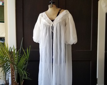 1960s babydoll dressing gown