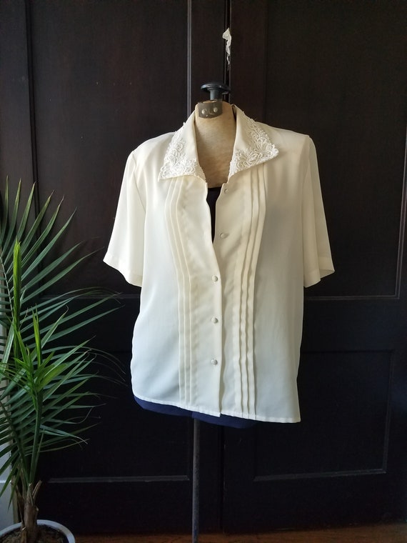 1980s vintage Susan Hutton blouse