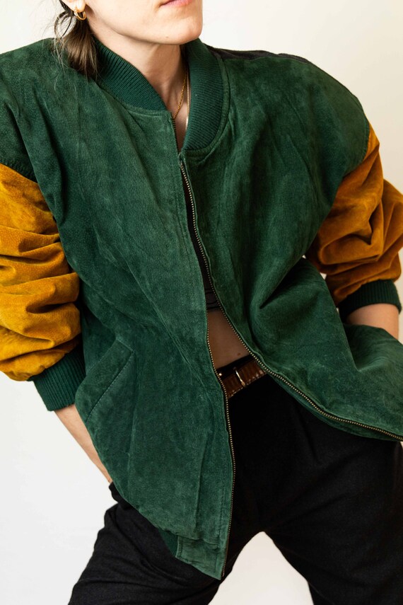 Timber Suede Bomber Jacket