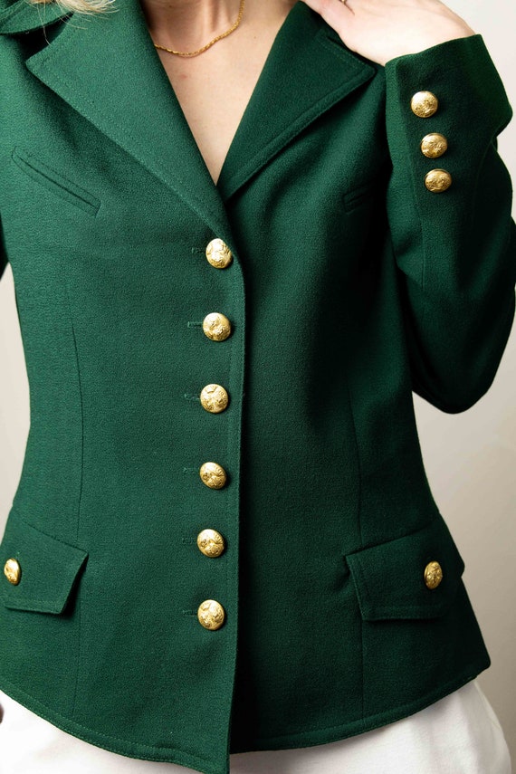 Everglade Military Wool Blazer - image 9