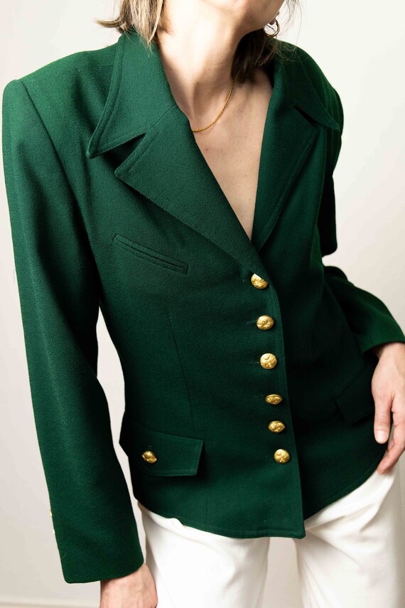 Everglade Military Wool Blazer - image 8