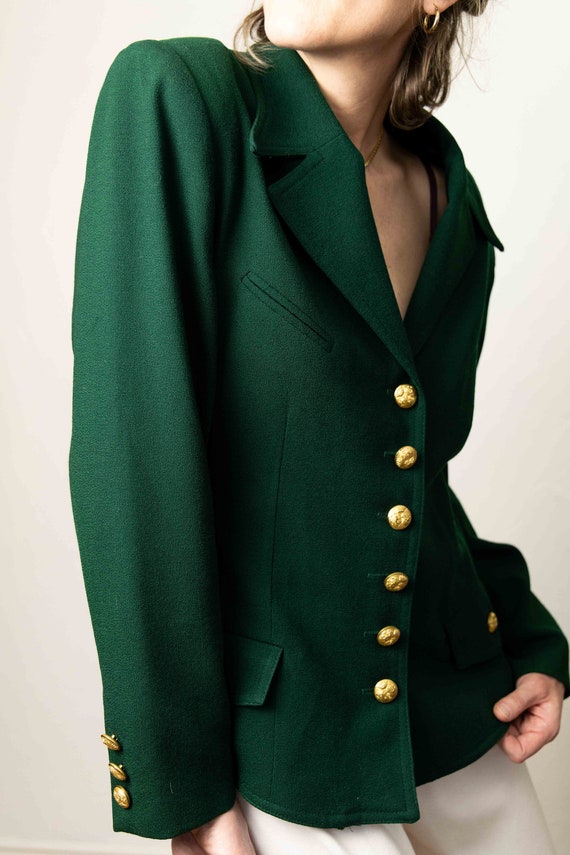 Everglade Military Wool Blazer - image 6