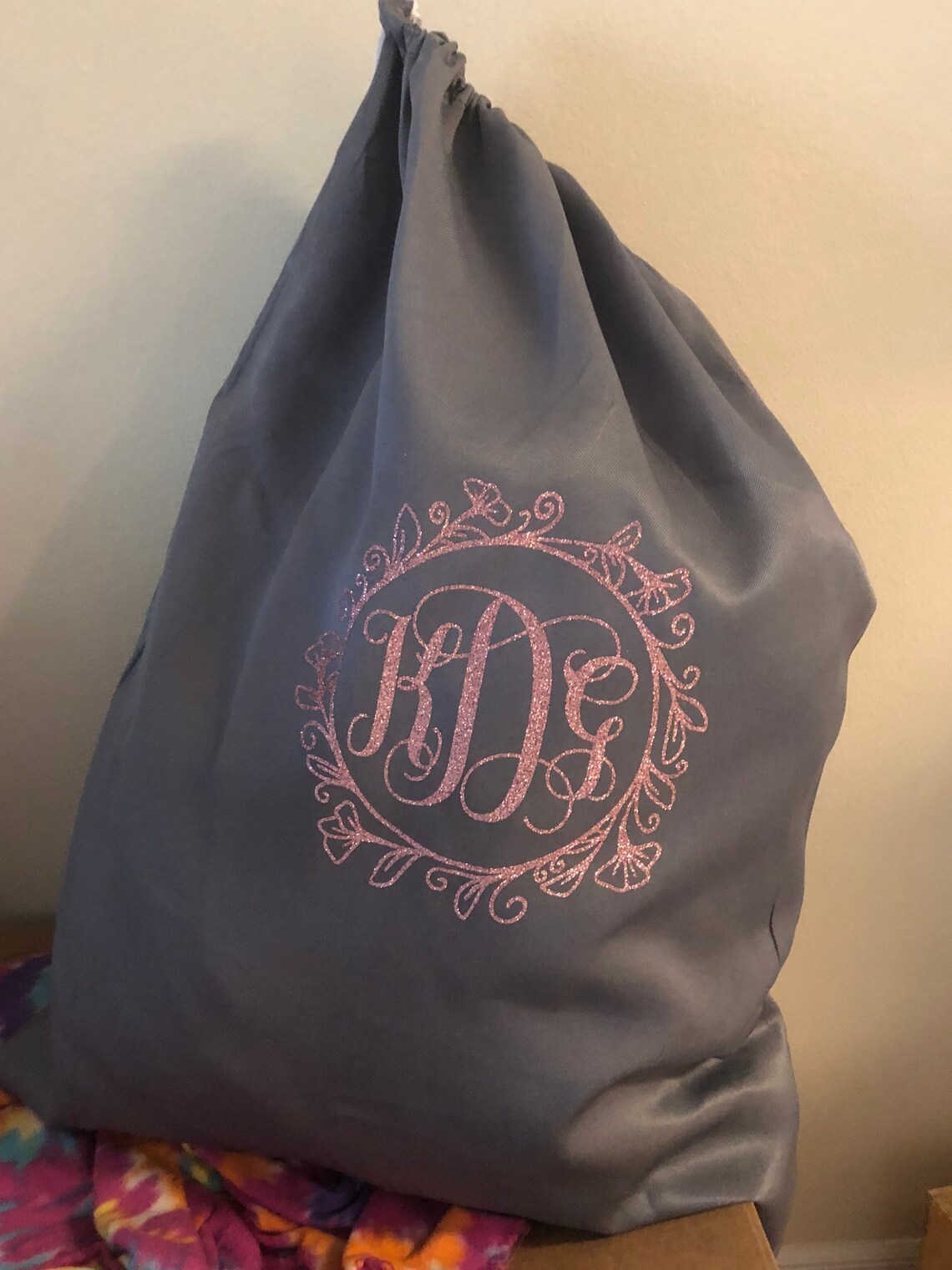 Personalized college laundry bag Etsy