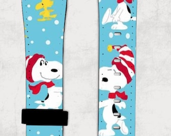 Snoopy & Woodstock Christmas Apple Watch Band 38/40/41 42/44/45 Charlie Brown Peanuts