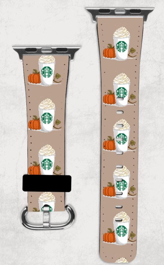 Discover Starbucks Pumpkin Spice Latte Apple Watch Band