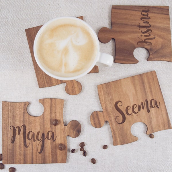 Puzzle Coasters Etsy