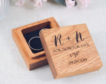 Ring bearers plate, Classic wedding ring box, Rustic wedding ceremony, Handmade walnut wood ring box, Natural wood ring box Wedding proposal