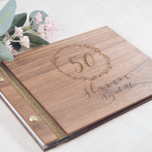 First Birthday Guest Book Pink and Gold First Birthday Baby Etsy