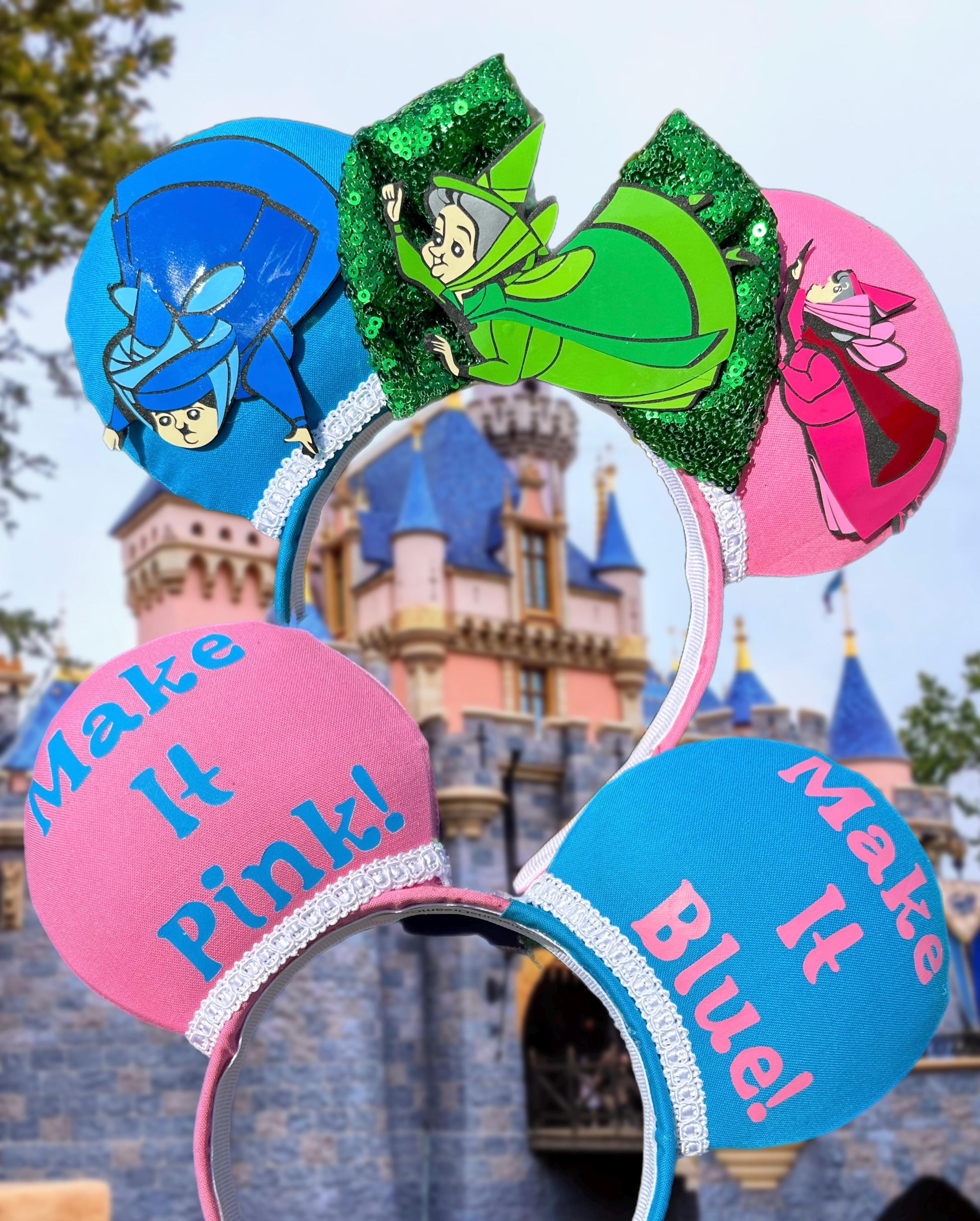 Make It Pink! Make It Blue ! Mouse Ears, Aurora Mouse Ears  display picture 2