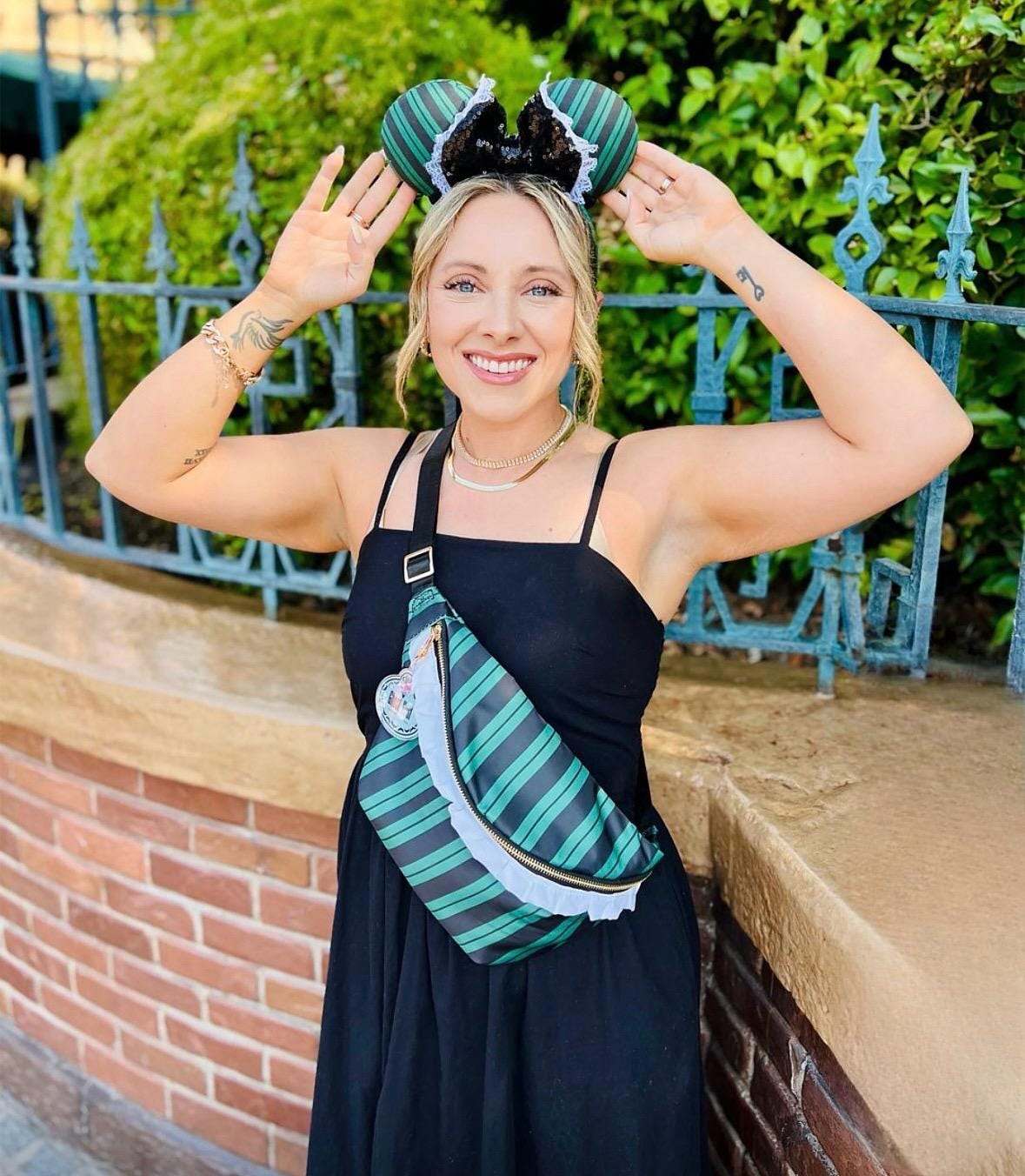 Disney Haunted Mansion Glow In The Dark Mouse Ears Headband Disney Ears | Haunted Mansion Glow in the Dark Mickey Ears  main image 4