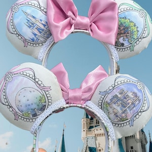 Vintage Coquette Most Magical Place On Earth Park Hopper  Theme Park Mouse Ears
