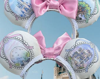 Vintage Coquette Most Magical Place On Earth Park Hopper  Theme Park Mouse Ears