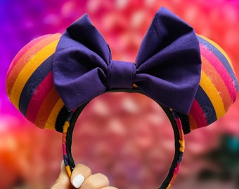 Retro Epcot Mouse Ears, Spaceship Earth Ears, Retro theme park accessories