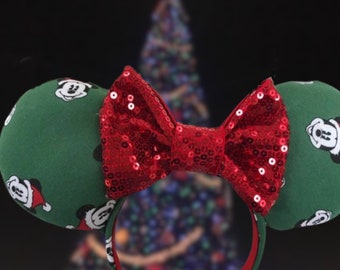 Holiday Mouse Ears/ Santa Mouse Ears