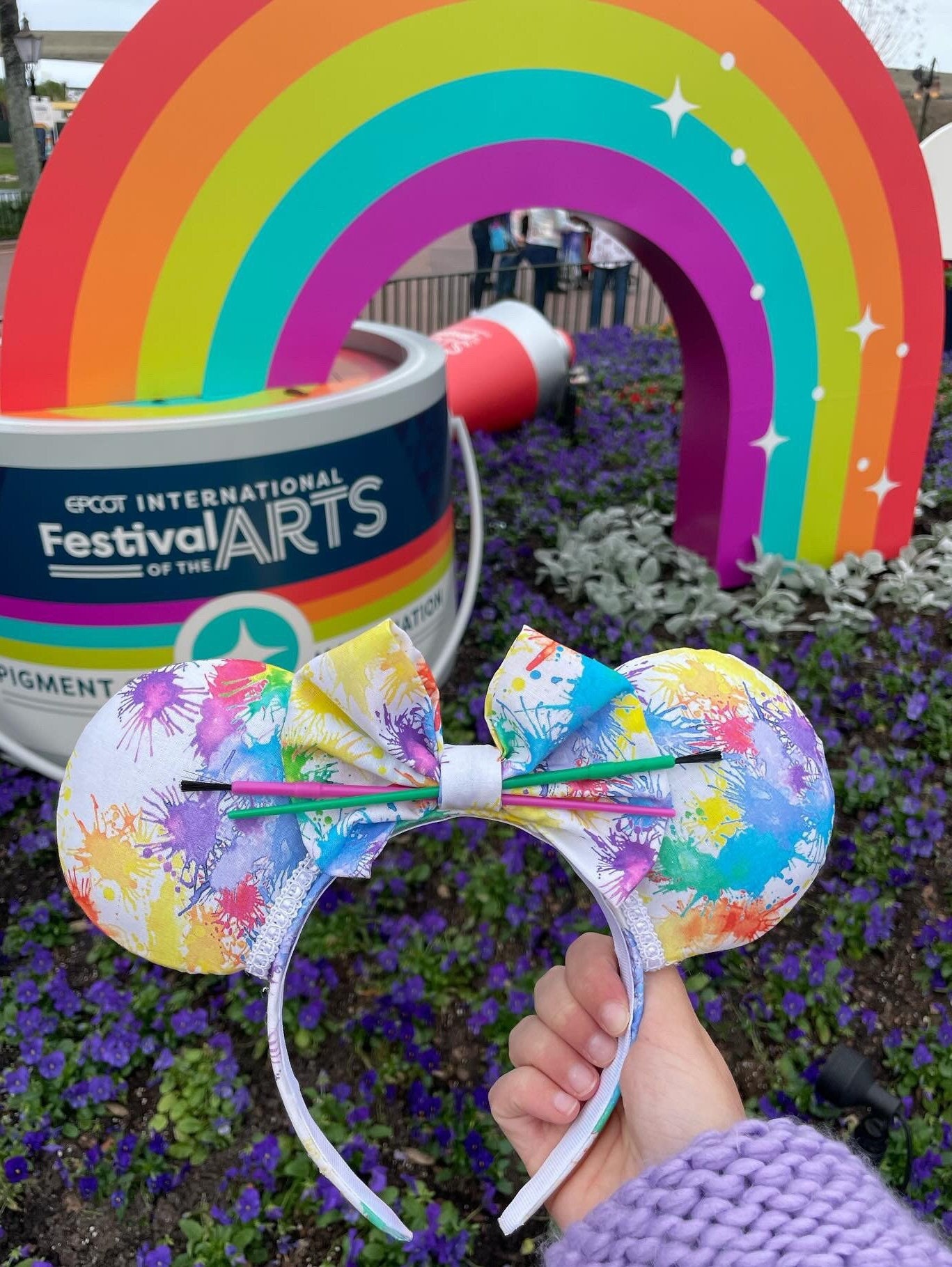 Splatter Paint Headband - Etsy display picture 3