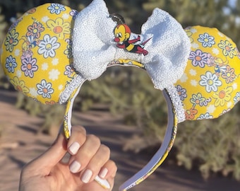 Spike The Bee Mouse Ears, Flower and garden festival ears