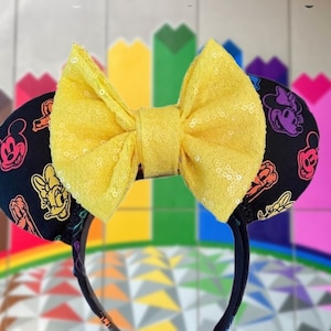 LAST CHANCE Rainbow Sensational Six Ears, Rainbow Character Ears, Pride Mouse Ears