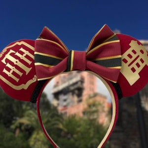 Tower of Terror Inspired Mouse Ears, Tower of Terror Headband, twilight zone ears, Hotel Headband,