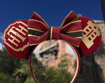 Tower of Terror Inspired Mouse Ears, Tower of Terror Headband, twilight zone ears, Hotel Headband,