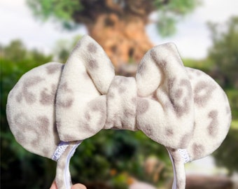 Neutral Leopard Minnie Ears, Leopard Print Headband, Leopard Mouse Ears, Cheetah Mouse Ears