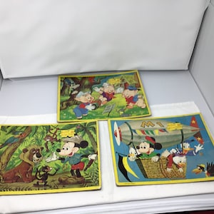 Walt Disney Picture Puzzles Set of 3 (A3)