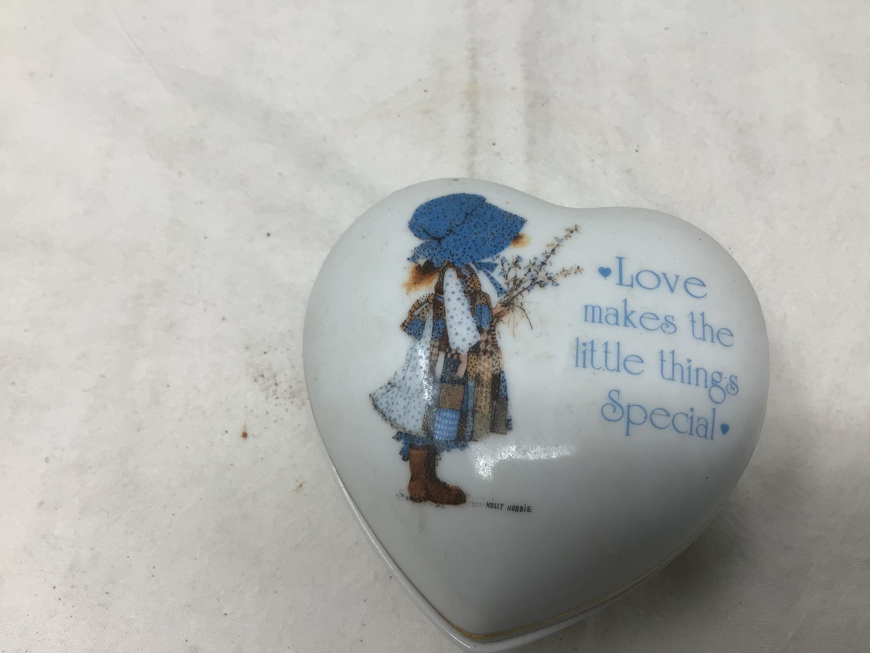 60th 60 Sixteeth Happy Birthday Hearts And Swirl Heart Shaped Trinket - View #9