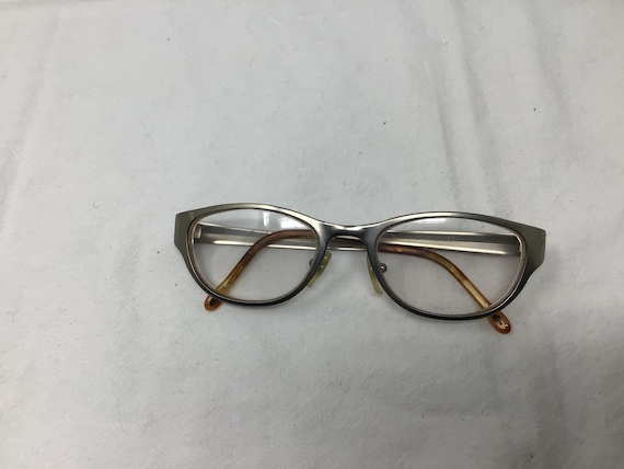 Ralph Lauren Made in Italy Silver Framed Glasses … - image 1