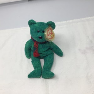 Ty Beenie Baby 1999 Wallace Bear Rare With Errors (D2)
