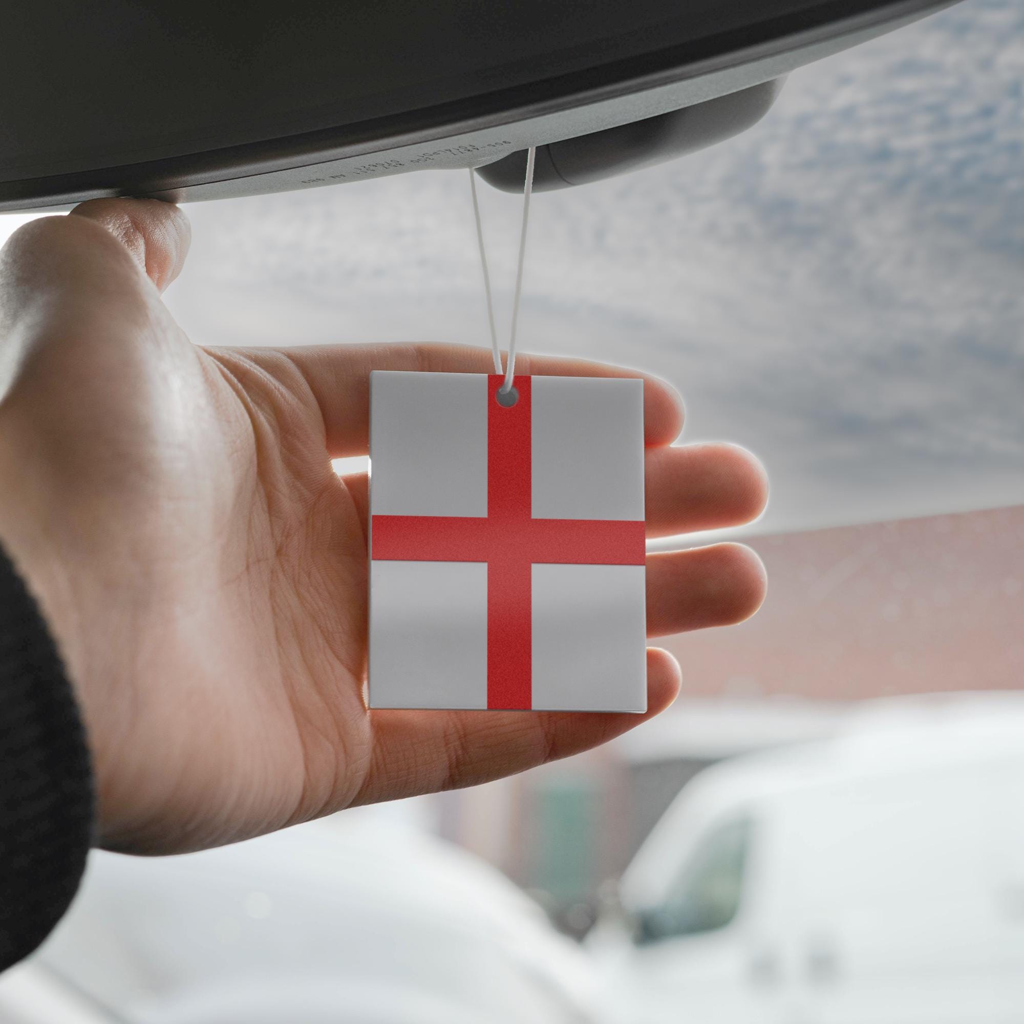 thumbnail image 2 of England St George's Cross Flag Vinyl Decal – 3 Lions – Car Van Bumper Window – Phill Smith Design 2 of 6