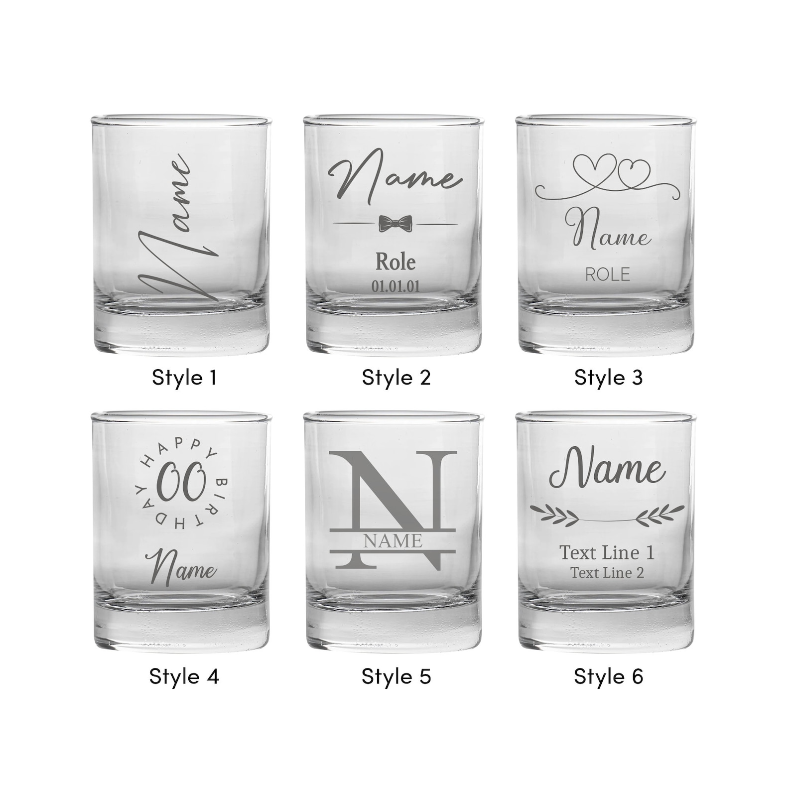 Engraved Shot Glass Personalised Shot Glasses Novelty Gift Etsy UK