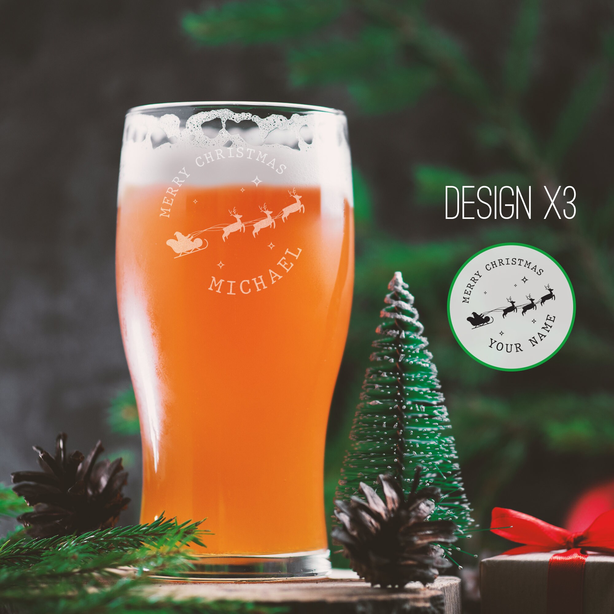 Verre à Bière Personnalisé Avec Logo, Photo, Texte | Luxemb