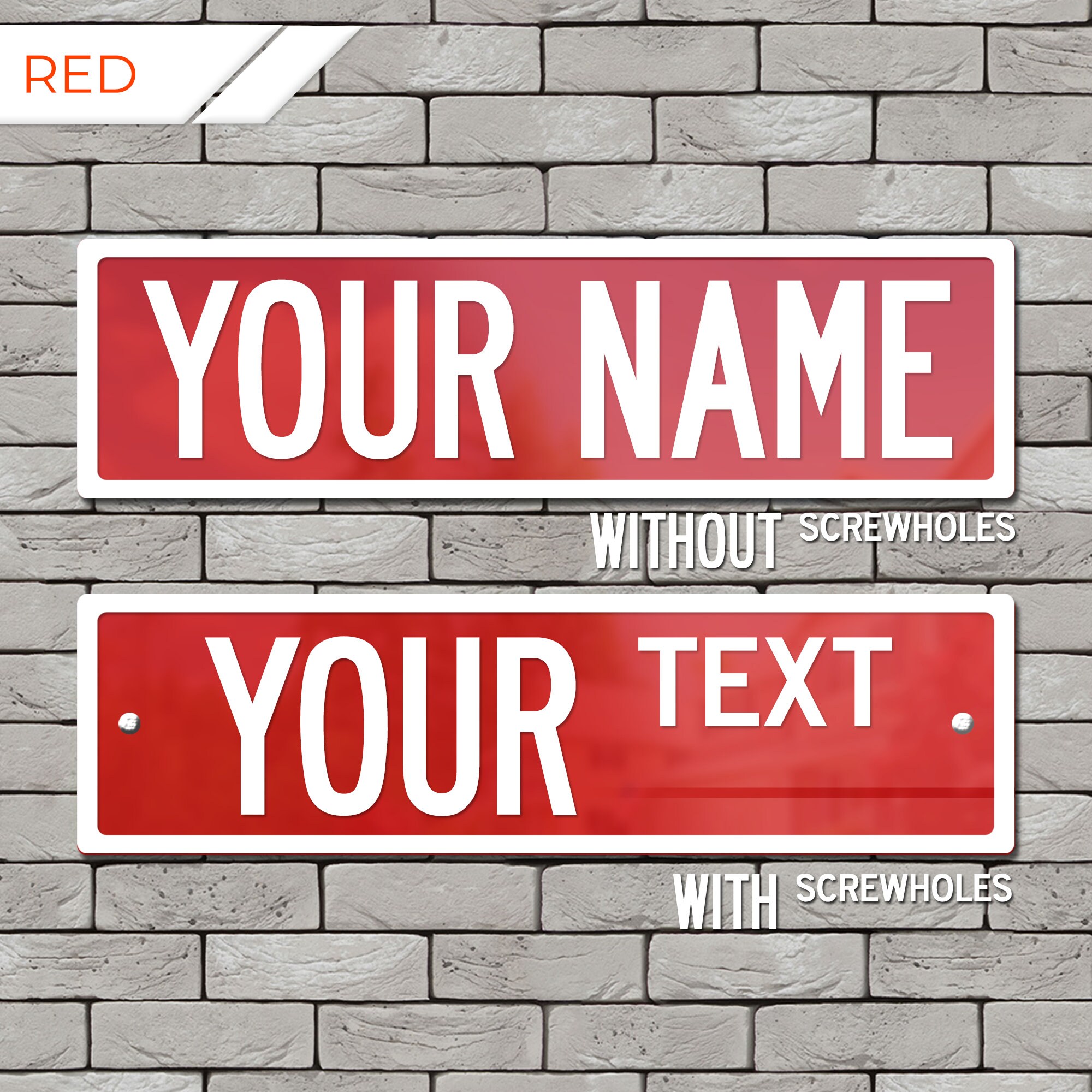 Personalised Street Sign 3D Acrylic American USA Road Sign Etsy